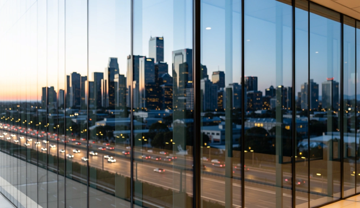 Sydney office reflection